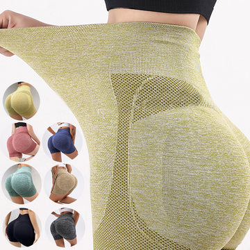 Fitness Yoga Shorts Pants Butt Lifting Seamless