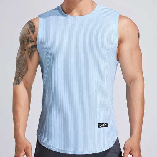 Summer New Fitness Vest Men's Top