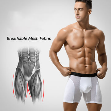 Breathable Male Youth Boxer Shorts